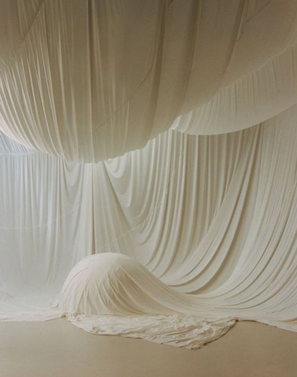 Draped Fabric Wedding Decor | Trendy Fabric and Tulle Wedding Decorations