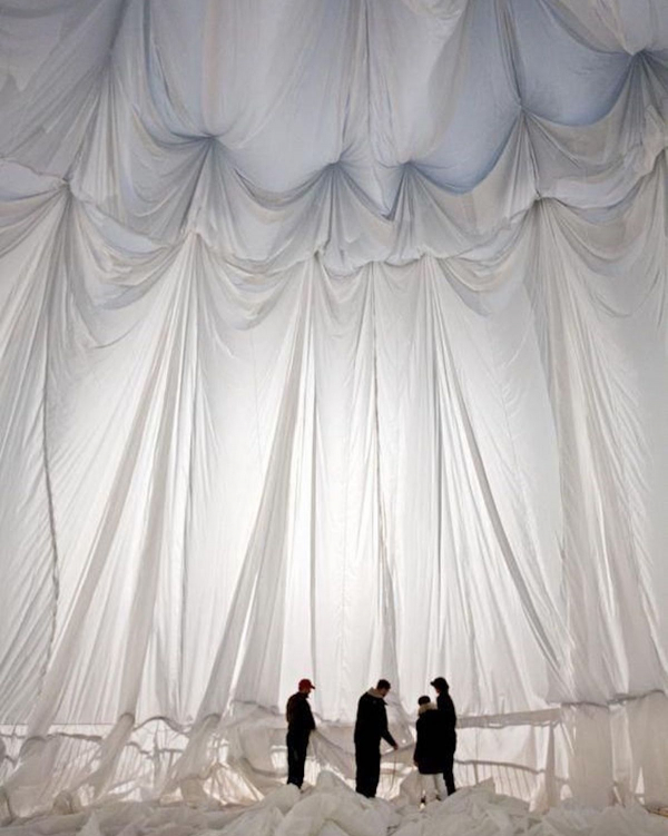 Draped Fabric Wedding Decor | Trendy Fabric and Tulle Wedding Decorations