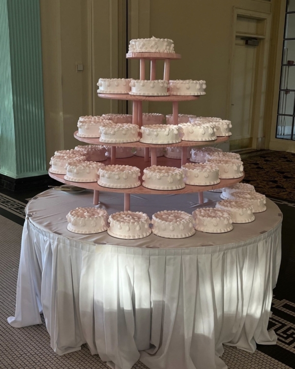 Beautiful Dessert Table Styling | Table with Treats and Cakes for Wedding