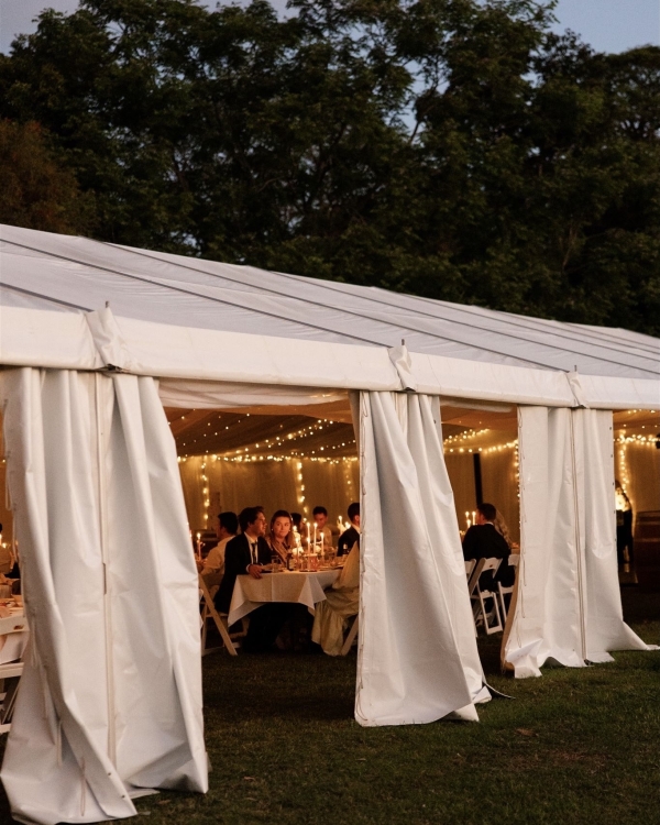 Beautiful Garden Wedding | Wedding Tent, Flower Cake and Eternal Love