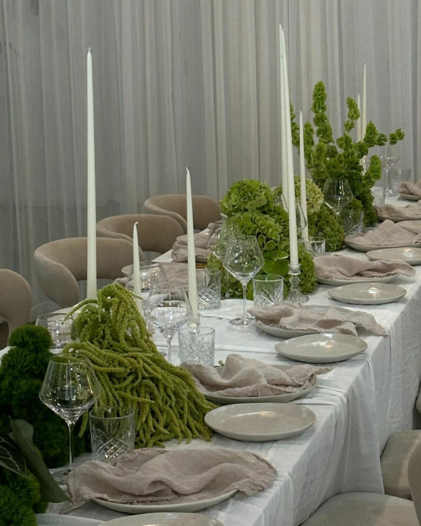 Green Wedding Decor Ideas | Green Centerpieces Wedding Inspiration