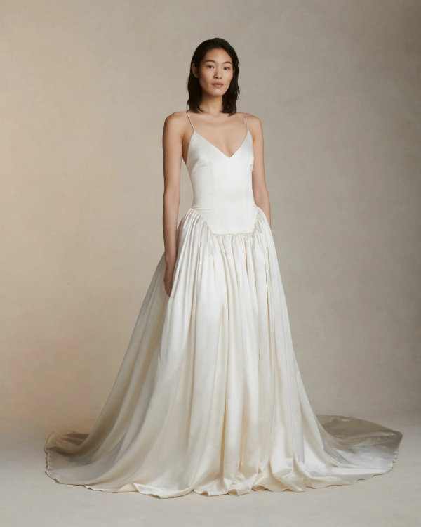 26 Modern Drop-Waist Bridal Dresses