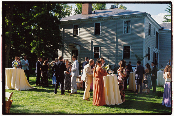 Beautiful Backyard Wedding in Massachusetts | End-of-Summer Wedding Under the Tent