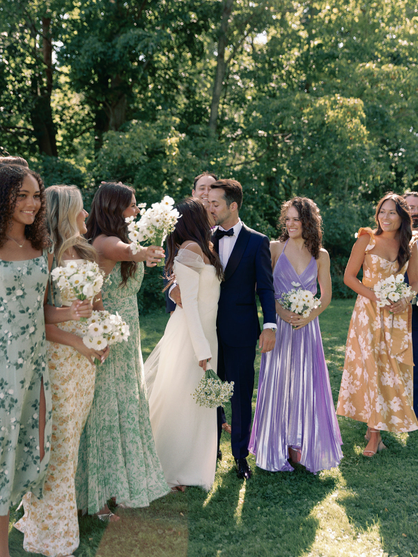 Beautiful Backyard Wedding in Massachusetts | End-of-Summer Wedding Under the Tent