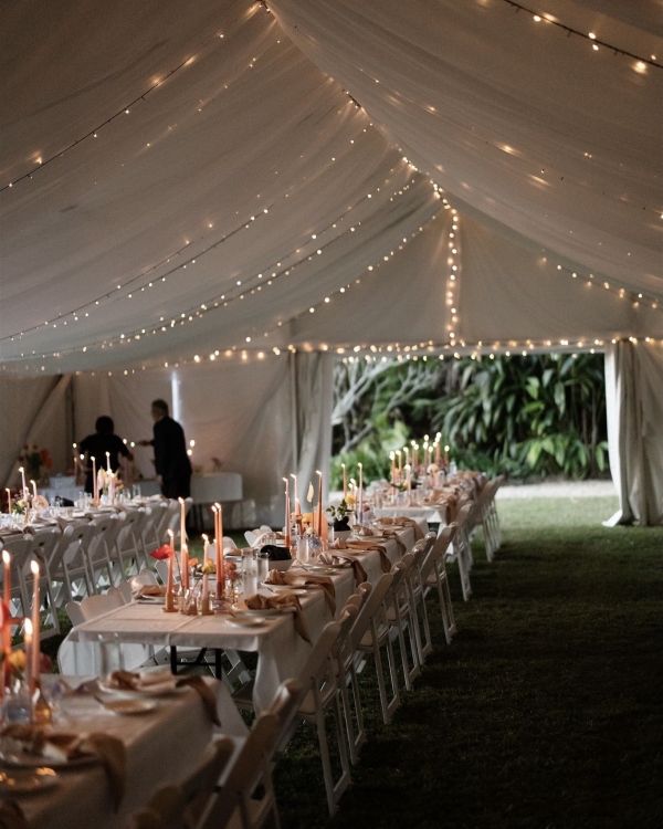 Beautiful Garden Wedding | Wedding Tent, Flower Cake and Eternal Love