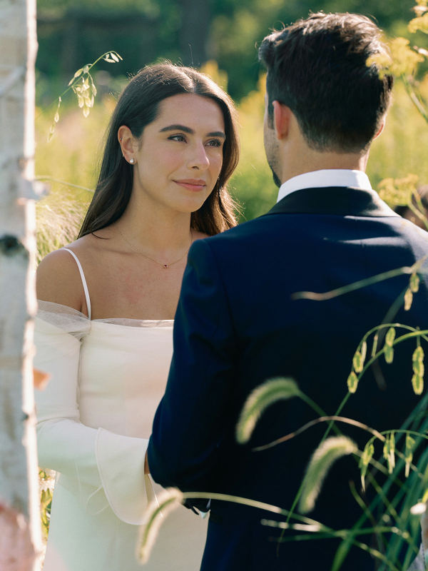 Beautiful Backyard Wedding in Massachusetts | End-of-Summer Wedding Under the Tent