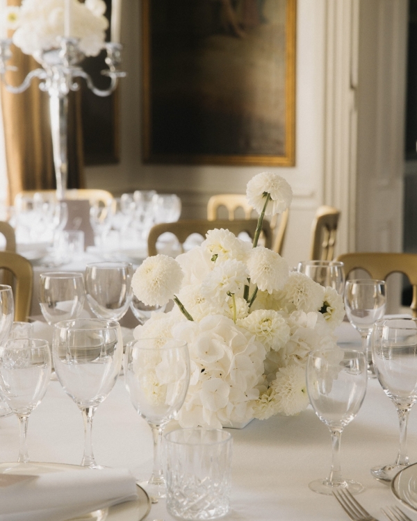 An Elegant Danish Castle Wedding with Modern Art Installations