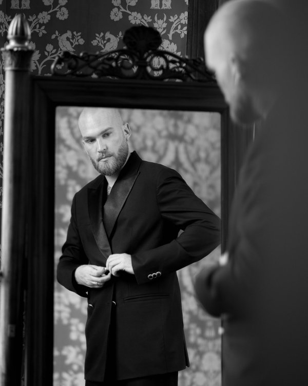 An Elegant Danish Castle Wedding with Modern Art Installations