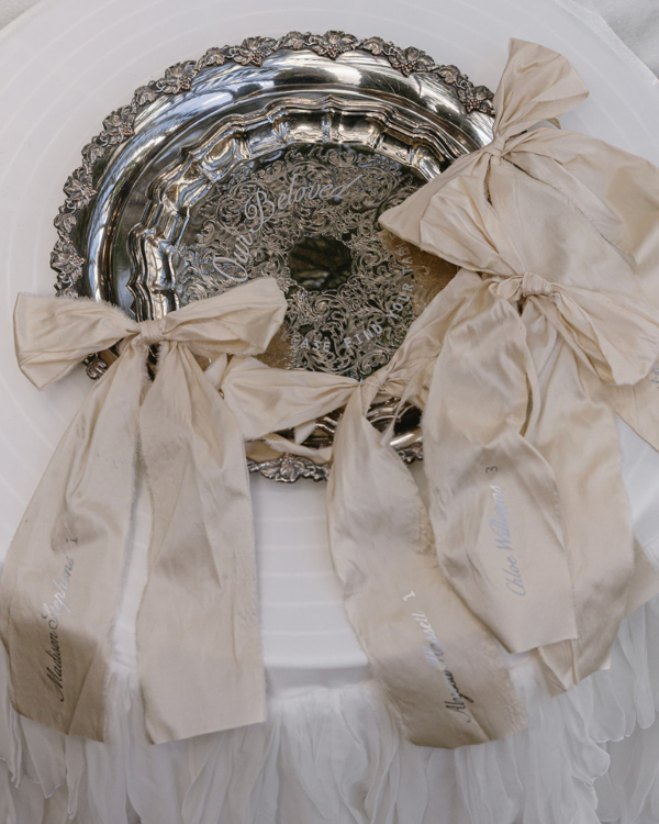 Floral Poise and Draped Drama