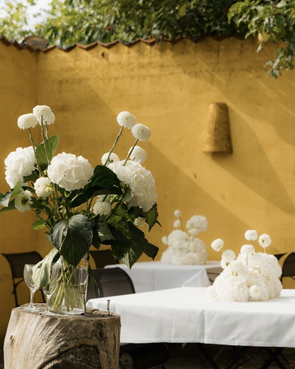 An Elegant Danish Castle Wedding with Modern Art Installations