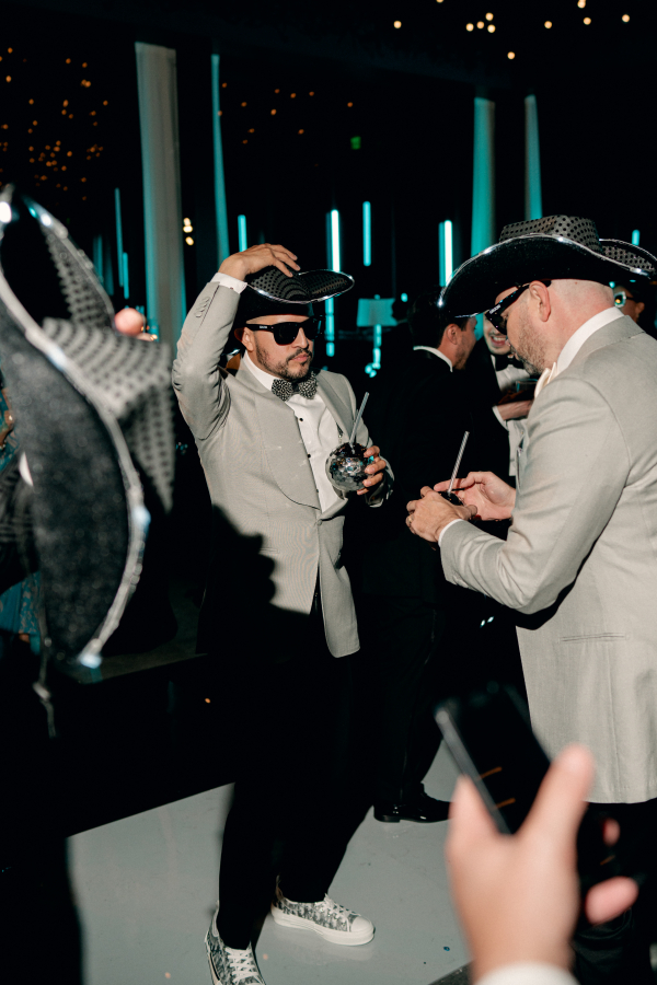 Dark and Moody Celebration in Dallas, Texas | Interview with Grooms: Dating, Engagement, and Wedding Preparation