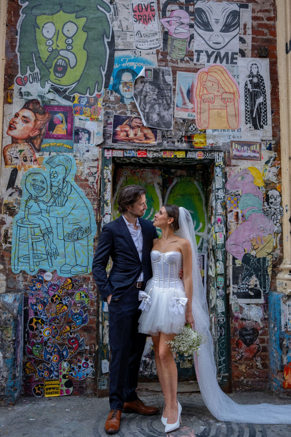 Elopement with a New York Heartbeat: Bella & Itai's Brooklyn Romance