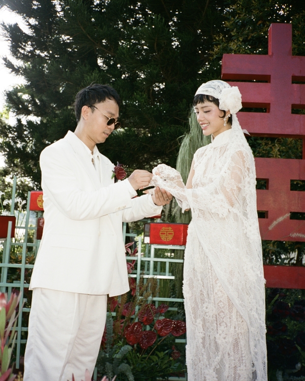 Inside Khanh Linh and Vu Minh Kong’s Stylish Vietnamese Wedding