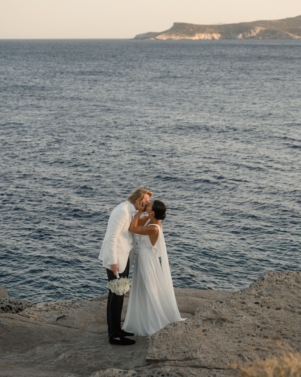 Intimate Island Wedding in Sifnos, Greece | Real Wedding: Kristina & Max