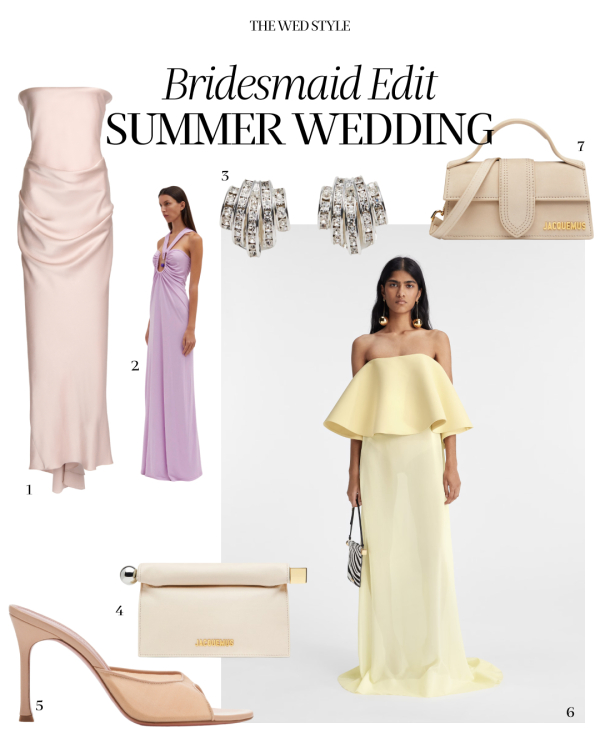 THE WED Style: Bridesmaids Looks for a Summer Wedding | Trendy Bridesmaids Outfits