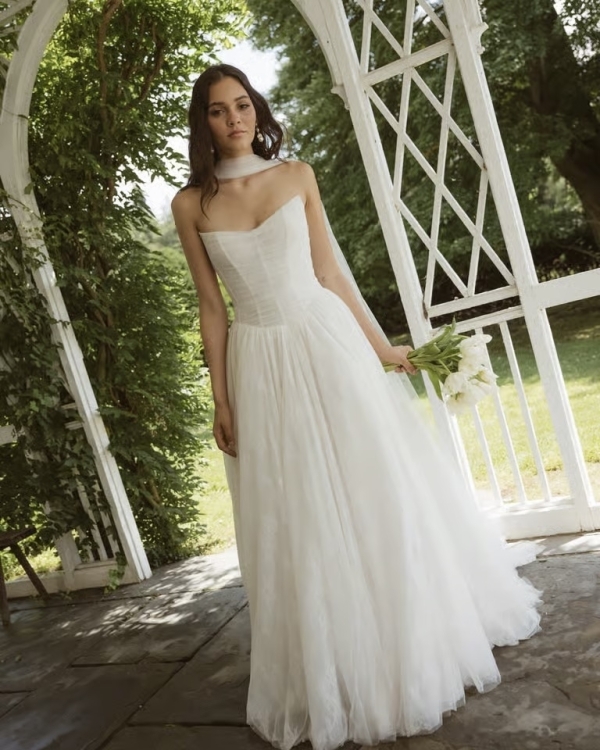 30 Chic Bridal Dresses Under $4,000