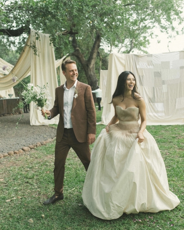 A Soulful African Destination Wedding in Zambia with Roaming Wildlife & a Luxury 1920s Steam Train