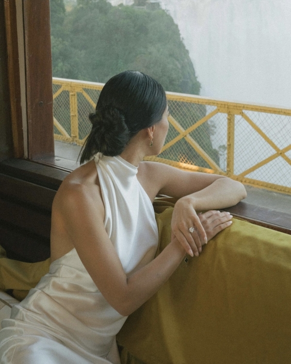 A Soulful African Destination Wedding in Zambia with Roaming Wildlife & a Luxury 1920s Steam Train