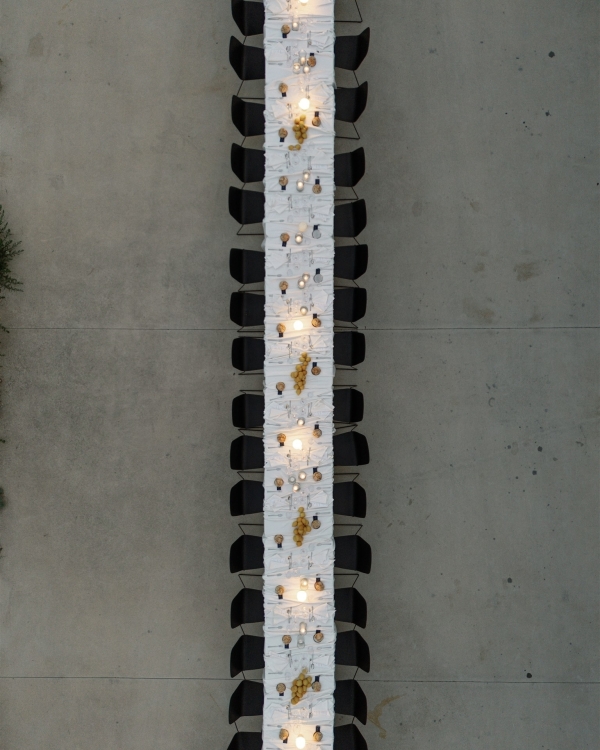 A Mediterranean Sunset Soirée With a Fresh Citrus Sixties Twist