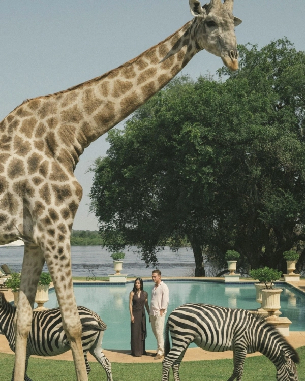 A Soulful African Destination Wedding in Zambia with Roaming Wildlife & a Luxury 1920s Steam Train — photo 1