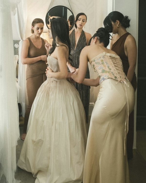 A Soulful African Destination Wedding in Zambia with Roaming Wildlife & a Luxury 1920s Steam Train