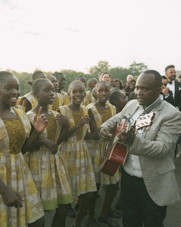 A Soulful African Destination Wedding in Zambia with Roaming Wildlife & a Luxury 1920s Steam Train
