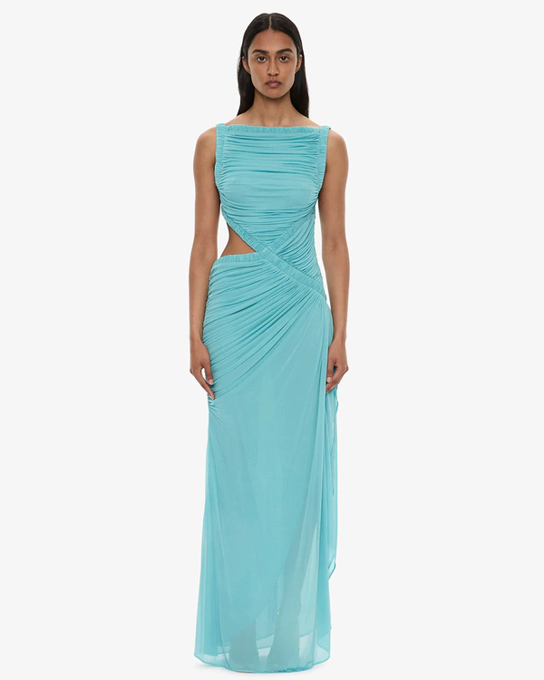 <a href="https://christopheresber.com/products/theia-squared-dress-aqua">CHRISTOPHER ESBER Theia Squared Dress</a>, $995