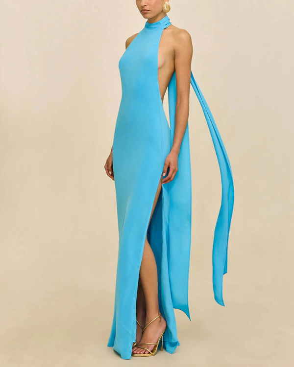 <a href="https://cultgaia.com/products/doe-dress-ibiza?variant=43170843852874">CULT GAIA Doe Gown</a>, $998
