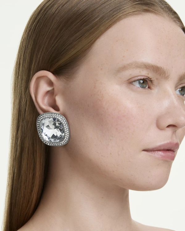 <a href="https://www.swarovski.com/en-US/p-M5751325/Una-Angelic-clip-earrings-Cushion-cut-White-Ruthenium-plated/?variantID=5751325">SWAROVSKI Earrings</a>, $320