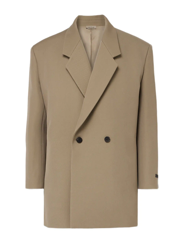 <a href="https://www.mrporter.com/en-us/mens/product/fear-of-god/clothing/double-breasted-blazers/eternal-california-oversized-double-breasted-virgin-wool-and-cotton-blend-twill-blazer/1647597330238205">FEAR OF GOD Blazer</a> from Mr Porter, $1133