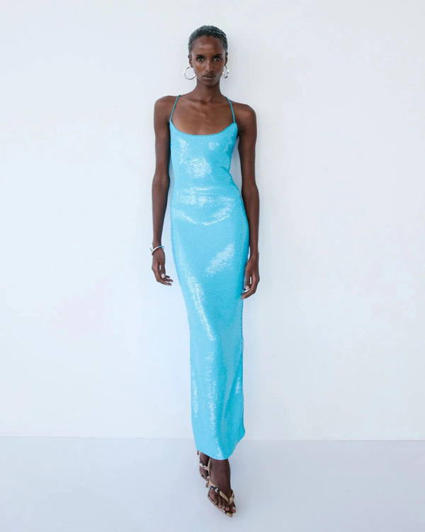 <a href="https://ilkyazozel.com/products/isis-in-electric-turquoise">ILKYAZ OZEL Isis Dress</a>, $1,250