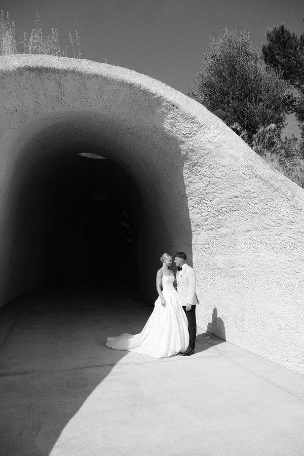 Modern Design Meets Mediterranean Ease at This Rock-Carved Vineyard Wedding in Mallorca