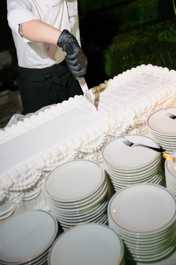 An Event Stylist’s Magical Italian Garden Wedding with a Vintage Red Ferrari & Forest Reception
