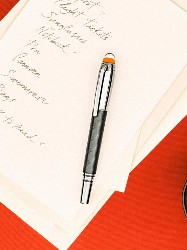 <a href="https://www.montblanc.com/en-us/starwalker-extreme-doue-fountain-pen-MB133766.html">MONTBLANC StarWalker Extreme Doué Fountain Pen, $1,040</a>