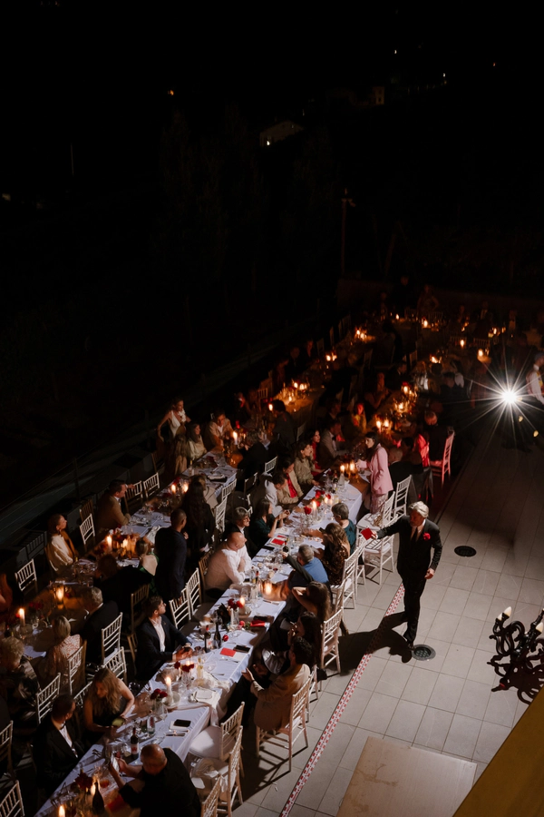 A Surreal Artist’s Italian Wedding with 2,000 Red Roses, a Two-Metre Bleeding Cake & Viktor & Rolf Couture