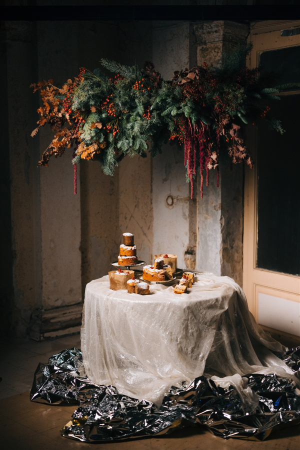 Wedding Editorial in Antique Space