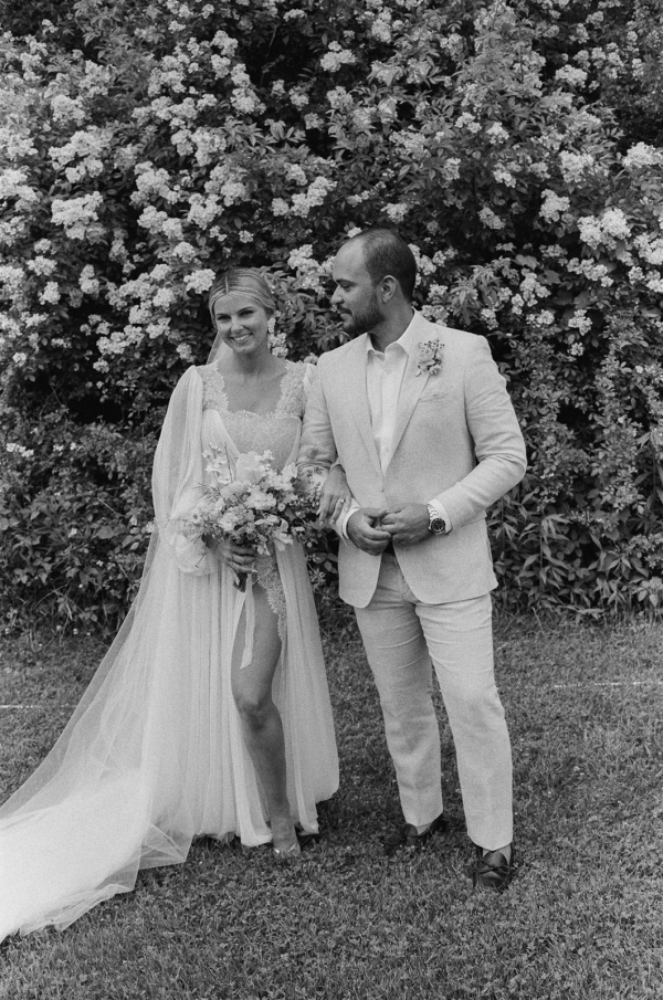 Real wedding in the Garden of a Private Property