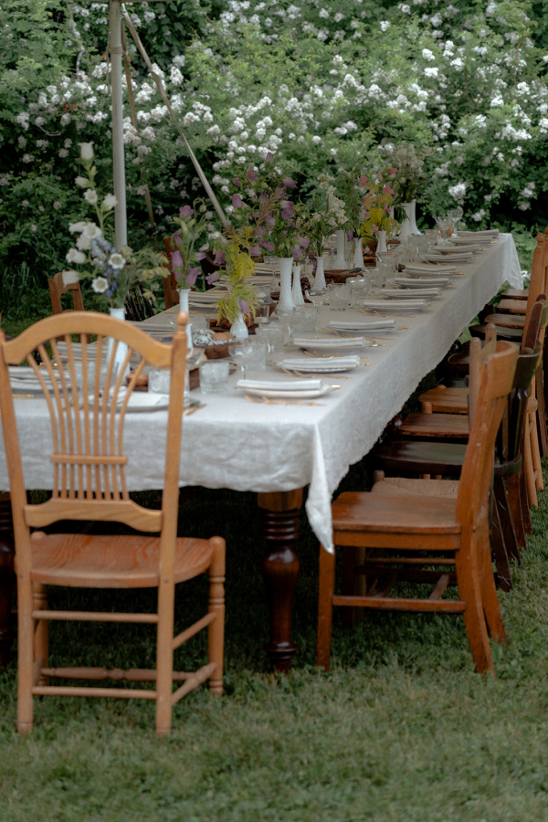 Real wedding in the Garden of a Private Property