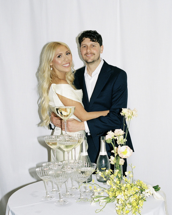 Toronto Intimate Wedding Ceremony | Alicia and Michael Floral Fantasy Wedding