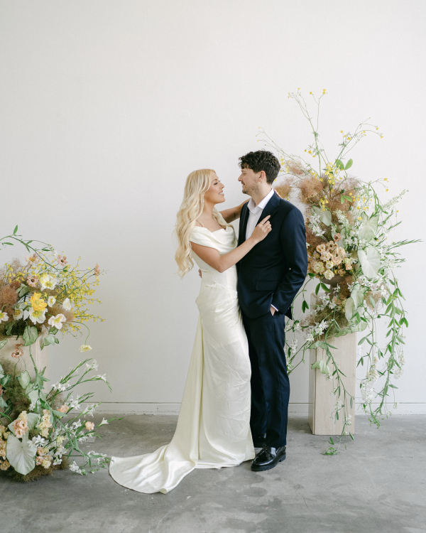 Toronto Intimate Wedding Ceremony | Alicia and Michael Floral Fantasy Wedding