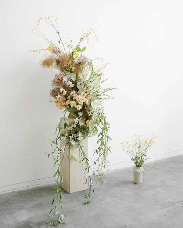 Toronto Intimate Wedding Ceremony | Alicia and Michael Floral Fantasy Wedding