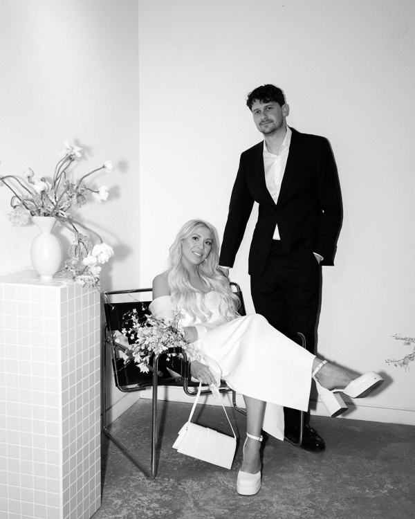 Toronto Intimate Wedding Ceremony | Alicia and Michael Floral Fantasy Wedding