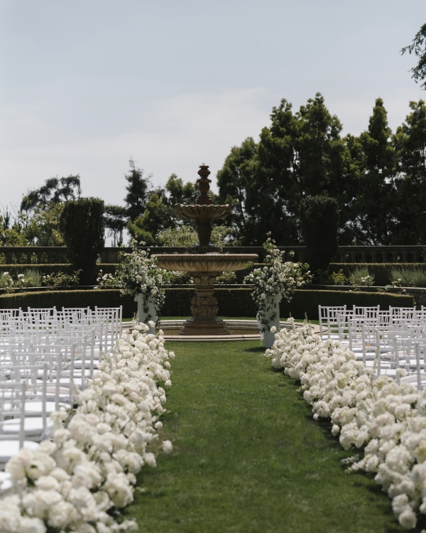A Romantic Italian-Inspired Wedding at Beverly Hills' Iconic Greystone Mansion