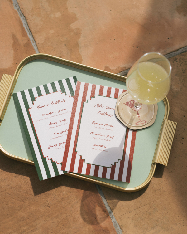 A Glamorous Seaside Wedding Evocative of a Classic Italian Film