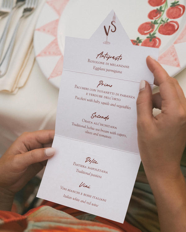 A Glamorous Seaside Wedding Evocative of a Classic Italian Film