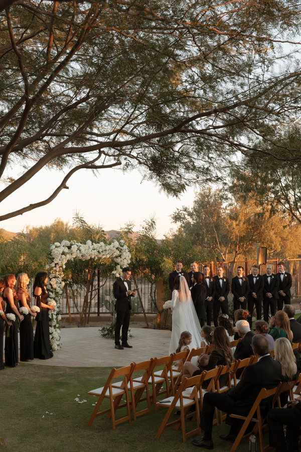 Real Wedding at the Old Aircraft Hangar