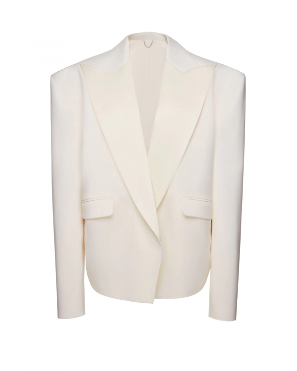 Blazer for Wedding Dress | White Blazer Over Wedding Dress | For Women