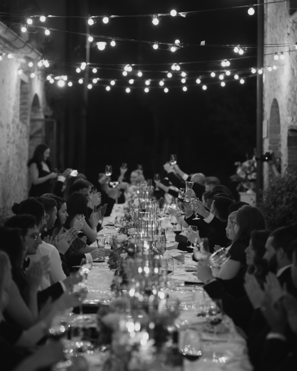 Elegant Destination Wedding in Borgo Casabianca | Mariana & Tom Outdoor Wedding Ceremony in Tuscany