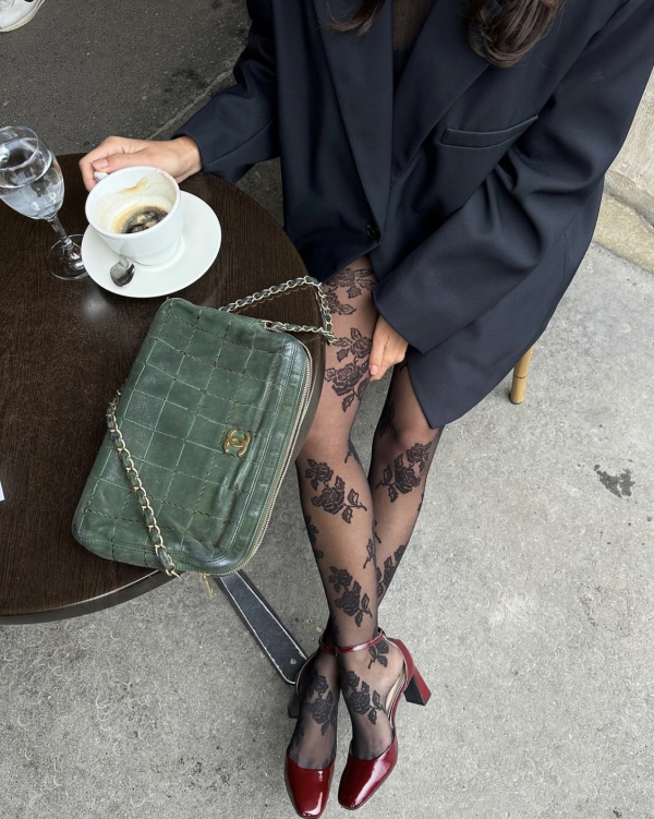 Best Fashion Tights to Wear This Spring | Tights Trend 2024