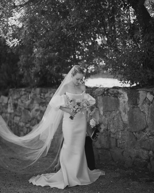 Elegant Destination Wedding in Borgo Casabianca | Mariana & Tom Outdoor Wedding Ceremony in Tuscany